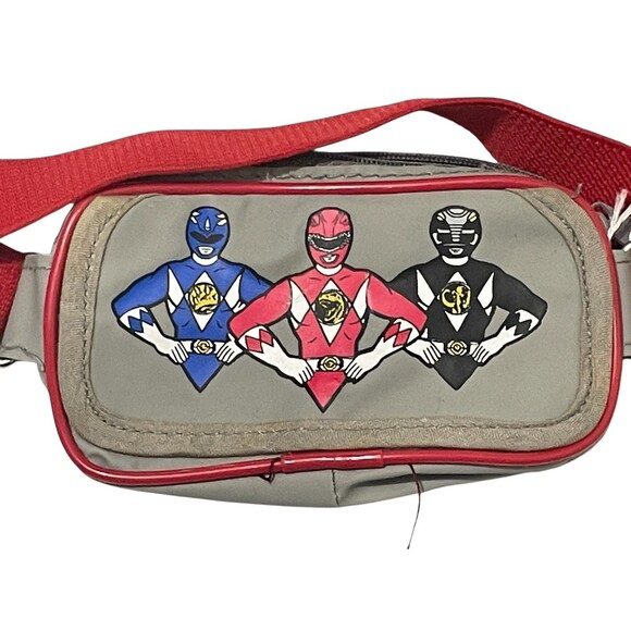 VTG 1995 SABAN Mighty Morphin Power Rangers Coin Purse Fanny Pack Belt Bag - Picture 2 of 5